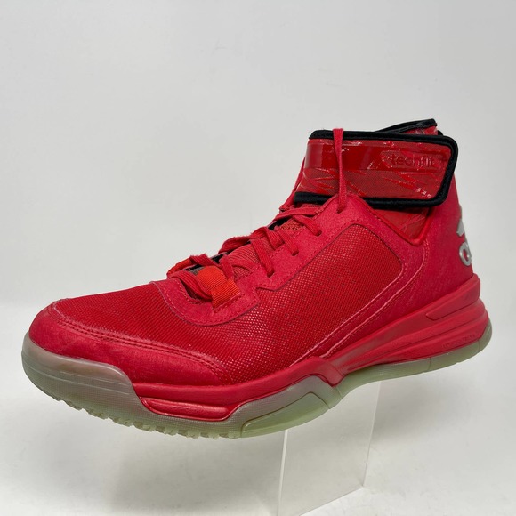 Adidas Dual Threat BB Red Hi-Tops 111856112 Mens Sz 11 1/2 S1200-941 - Picture 1 of 13